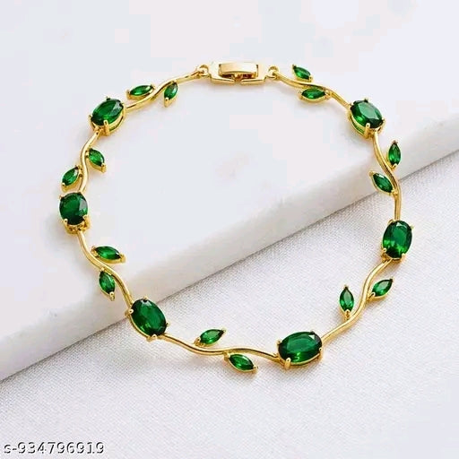 ✨Tulip Green Bracelet for Women & Girls ✨