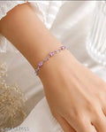 ✨Tulip  Pink Leaf Bracelet for Women & Girls ✨