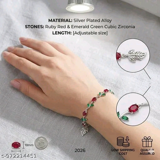 ✨Tulip Red Bracelet for women & Girls ✨