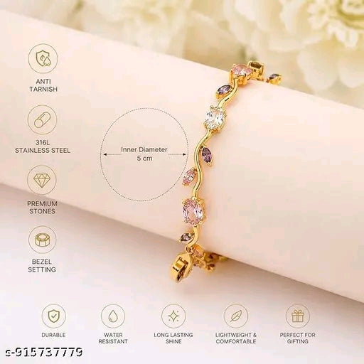 ✨Turlip Multicolour Bracelet for Women & Girls ✨