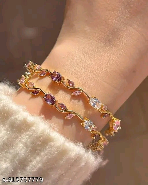 ✨Turlip Multicolour Bracelet for Women & Girls ✨